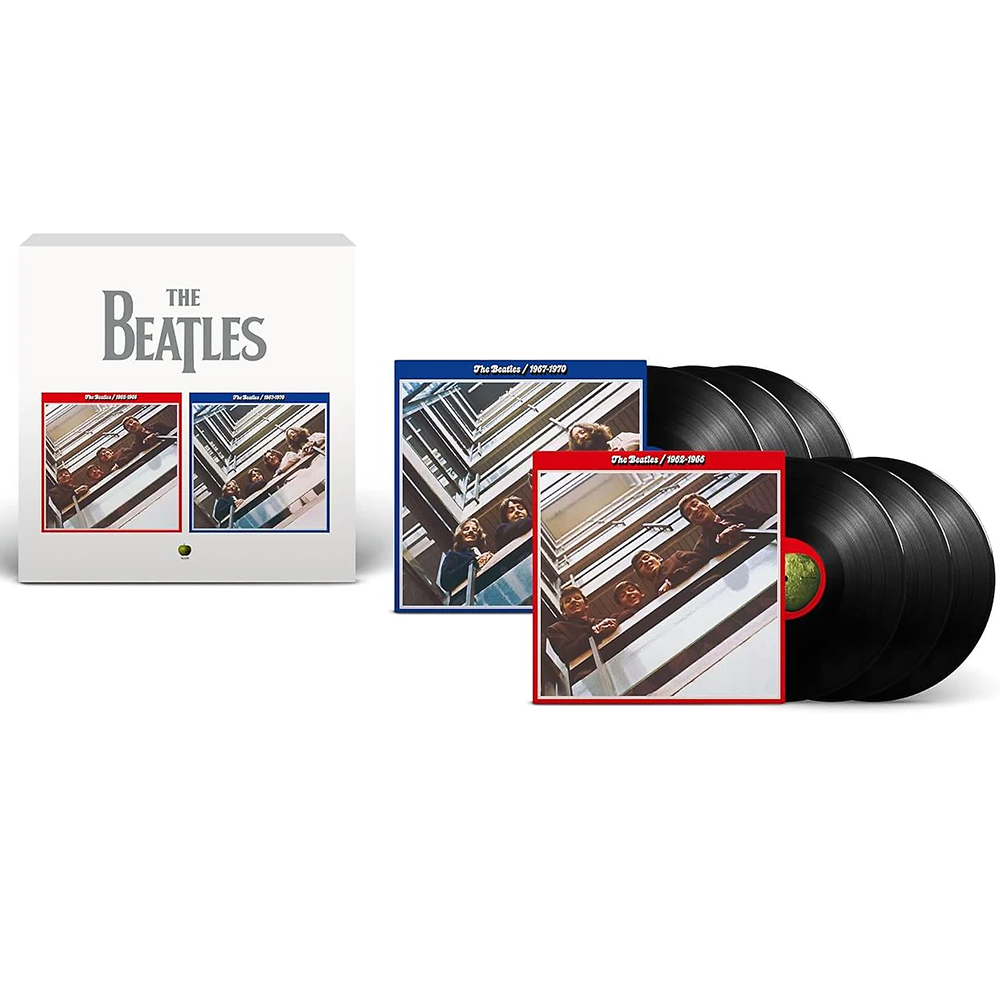 The Beatles The Beatles 1962-1966 / 1967-1970 Red & Blue Albums - Black Vinyl 6LP Box Set - Sealed UK Vinyl box set
